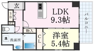 ジュネス北野の物件間取画像